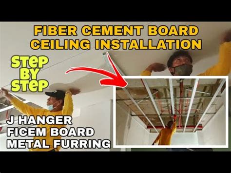 HOW TO INSTALL FICEMBOARD (HARDIFLEX) CEILING.